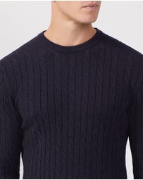 Van Heusen - Cotton Cable Knit Sweater