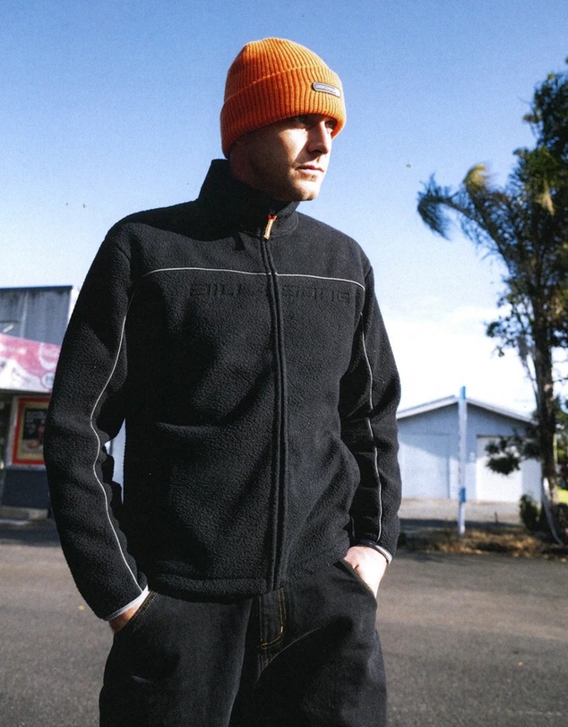 Billabong - Mens Spec 73 Polar 1/4 Zip Mock Neck Fleece Top