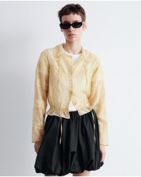 & Other Stories - Long Sleeve Lace Blouse