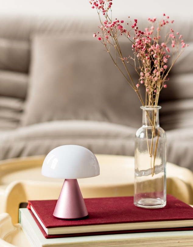 Lexon - Lexon Mina M Medium Portable Led Lamp - Pink