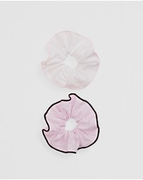 Country Road - Gingham Scunchie Pack Of 2