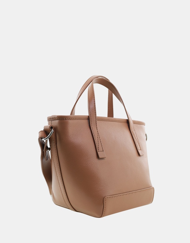 Pierre Cardin - Pierre Cardin Genuine Leather Tote Crossbody Bag