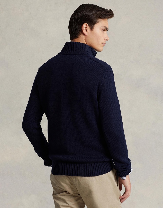 Polo Ralph Lauren - Cotton Quarter-Zip Sweater