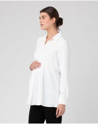 Ripe Maternity - Tina Peplum Shirt