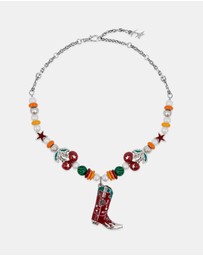 TwoJeys - Summer Boot Necklace