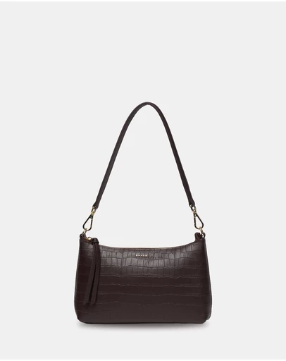 SABEN - Haven Shoulder Bag Cacao Croc