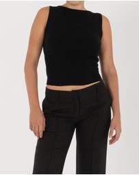 Lydan The Label - Boat Neck knit Top