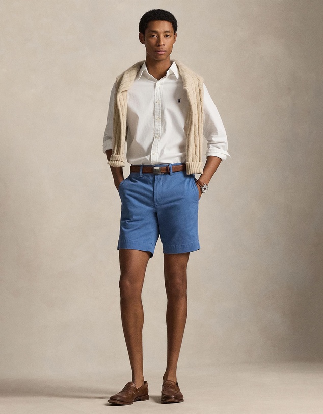 Polo Ralph Lauren - 8-Inch Stretch Straight Fit Chino Shorts - ICONIC EXCLUSIVE