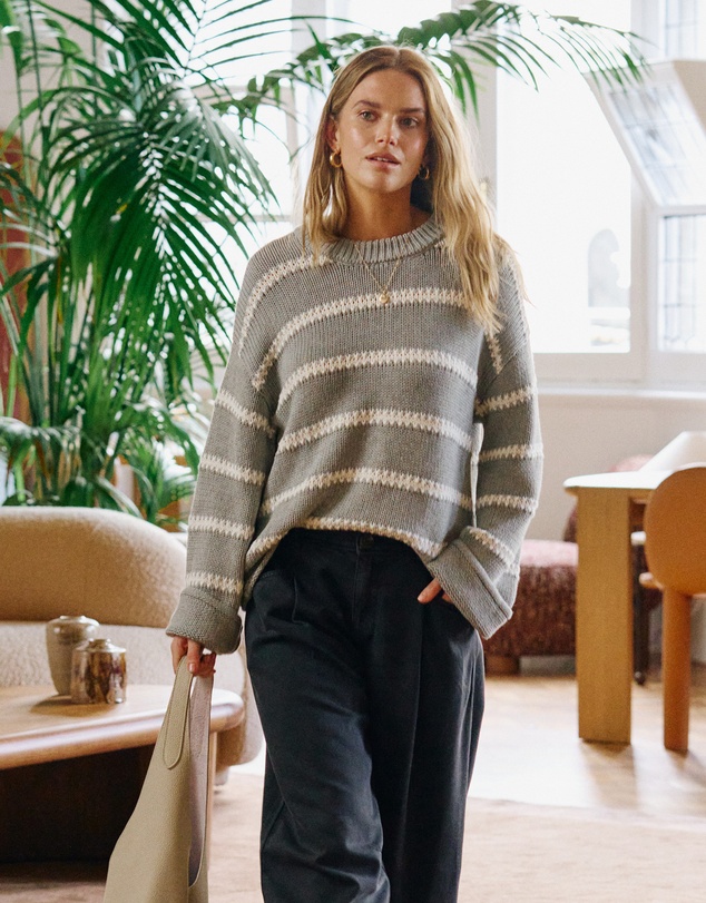 Ceres Life - Lila Oversized Knit Crew