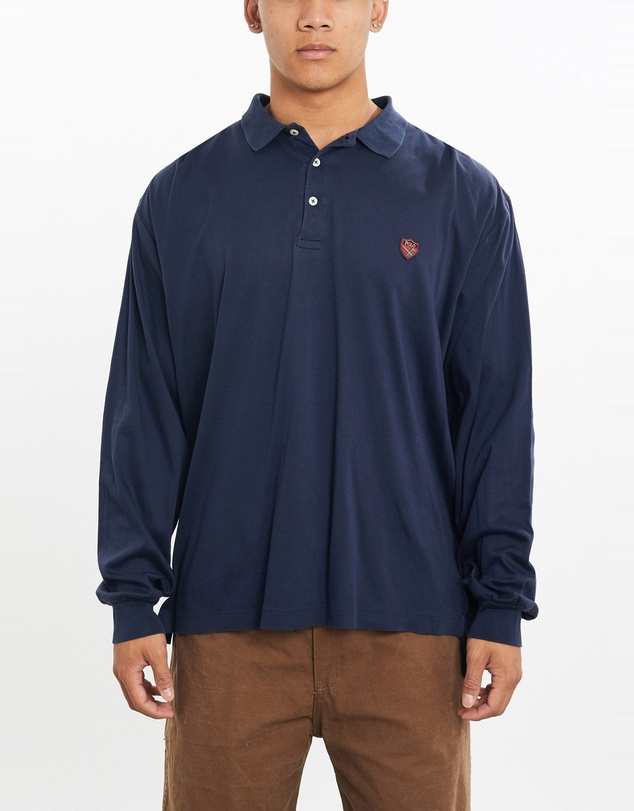 Vintage by The Real Deal - Pre Loved - Vintage 90s Ralph Lauren Polo Golf Long Sleeve Polo Shirt