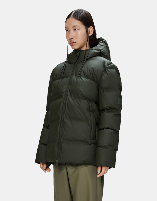 RAINS - Women's Alta Puffer Jacket Green