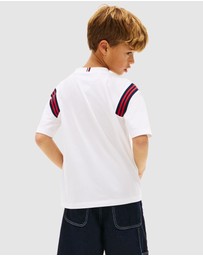 Tommy Hilfiger - Boys Logo Jersey V-Neck T-Shirt - Teens