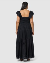 Something 4 Olivia - Georgie Broderie Maxi Dress