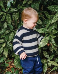Kynd Baby - Knit Stripe Jumper in Tidal Stripe