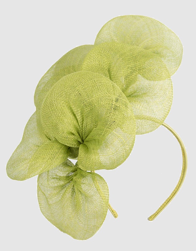 Max Alexander - Large Lilly Lime Flower Fascinator