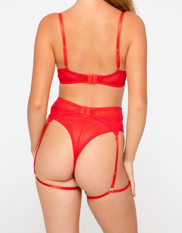 One Empire - Kira Red Lingerie Set