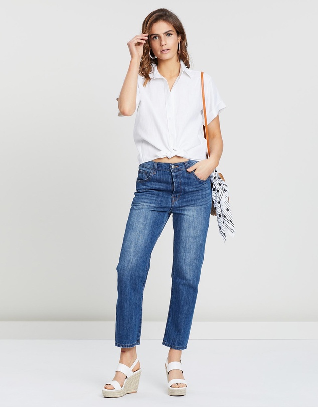 White By FTL - Houston Mum Jeans