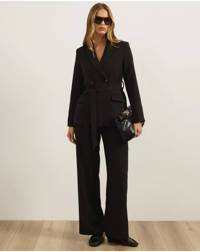 Atmos&Here - Odelia Tie Waist Blazer