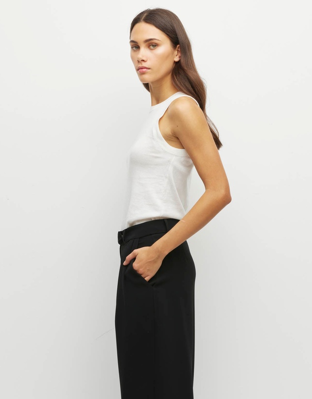 JH Lounge - JHL Luxe Tank (Luxe Cotton Cashmere) Snow