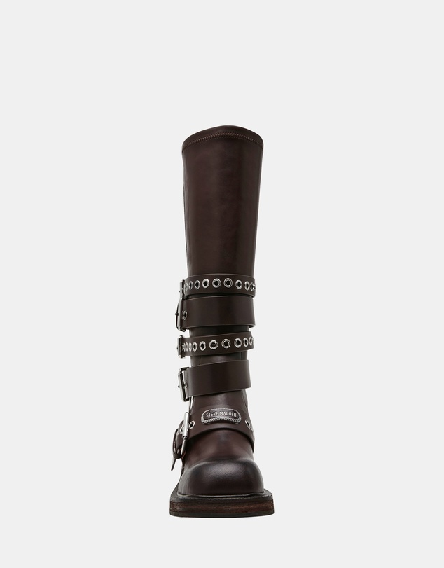 Steve Madden - Kannonball Brown Leather Boots