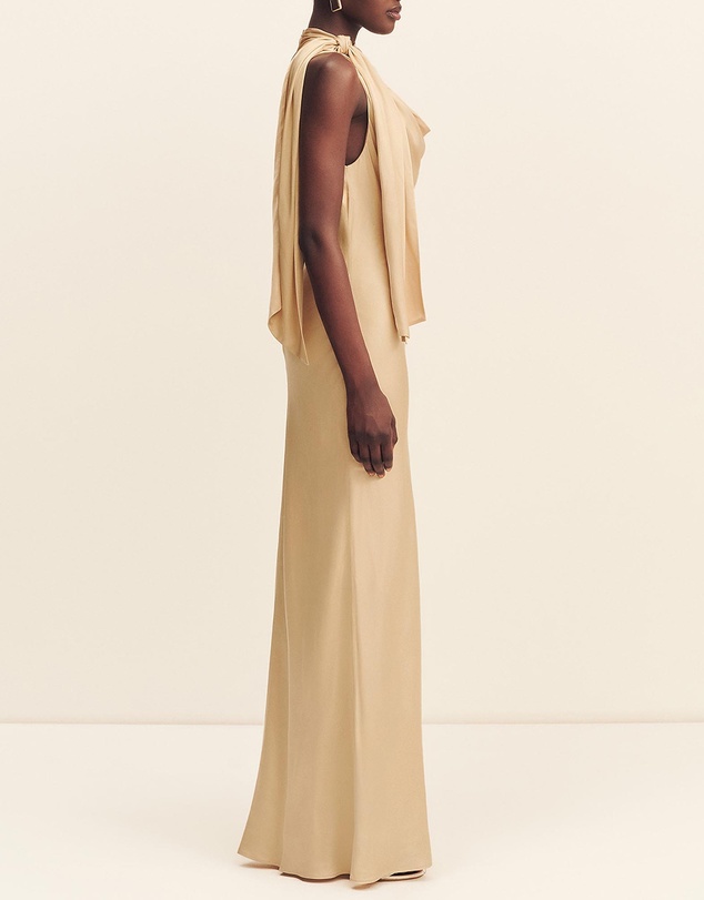 Shona Joy - Agnes Tie Cut Out Maxi Dress