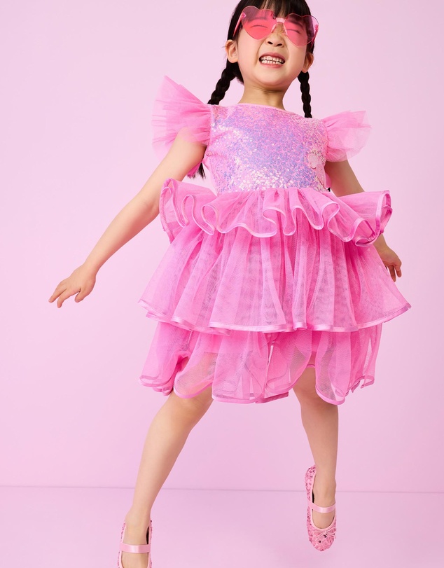Rock Your Kid - Barbie Layered Dress - ICONIC EXCLUSIVE