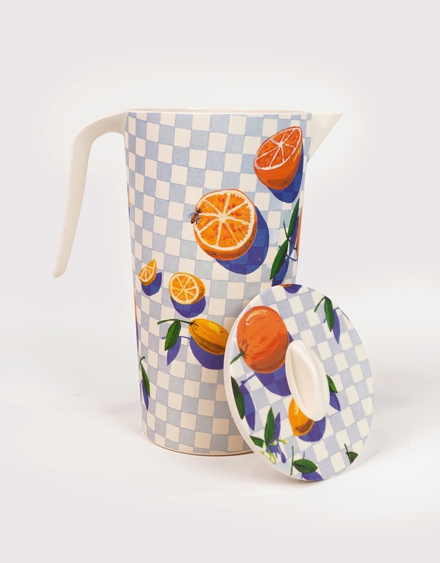 The Somewhere Co - Sorrento Citrus Bamboo Meleamine Jug