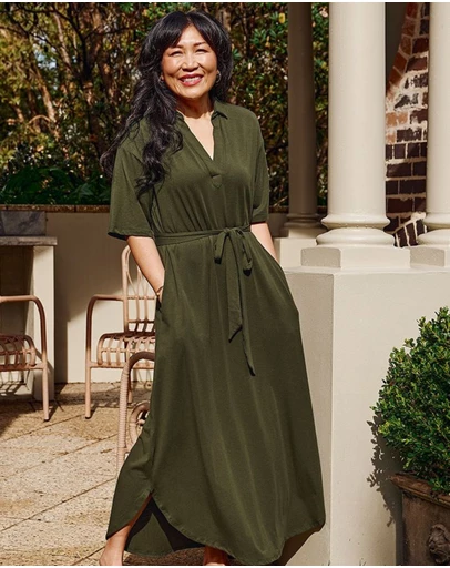 Bamboo Body - Bamboo Linen Vivienne Dress