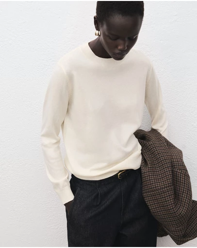 M.N.G - Round-Neck Knitted Sweater