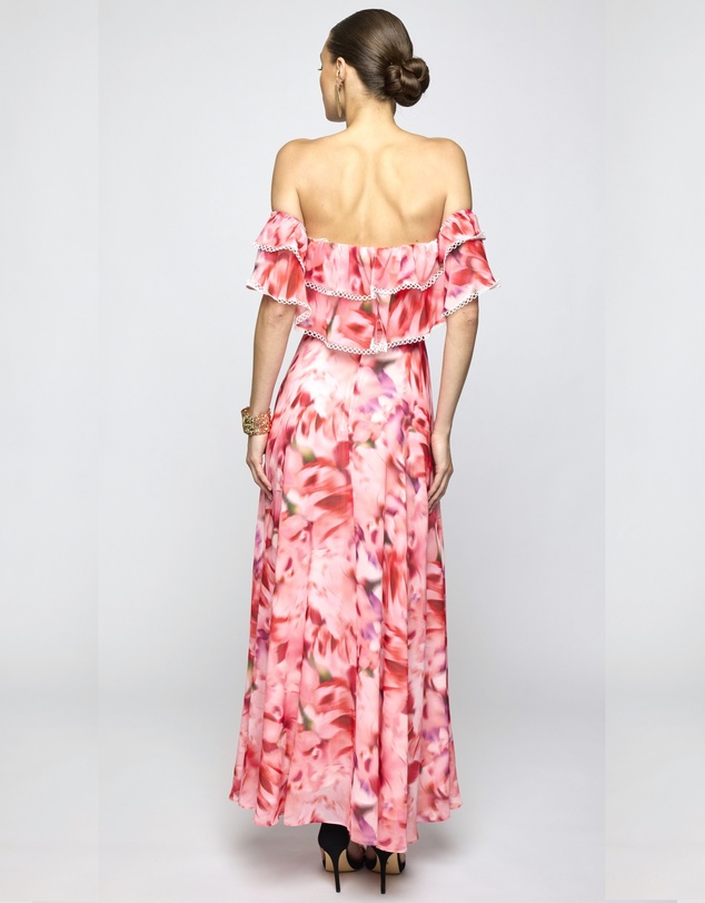 Honey and Beau - Montana Off Shoulder Midi
