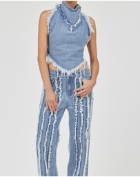 Third Form - Trace Distressed Jean