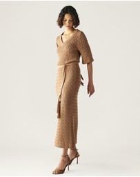MOS The Label - Furilia Knit Maxi Dress