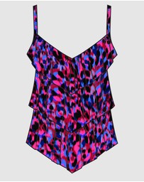 Magicsuit - Cherry Bomb Rita Tiered Soft Cup Tankini Top