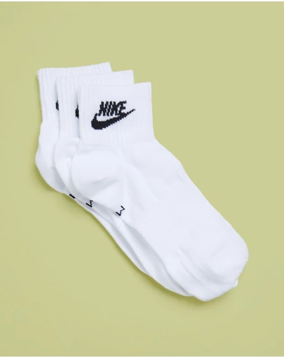 Nike - Everyday Essential Ankle Socks 3-Pack - Unisex