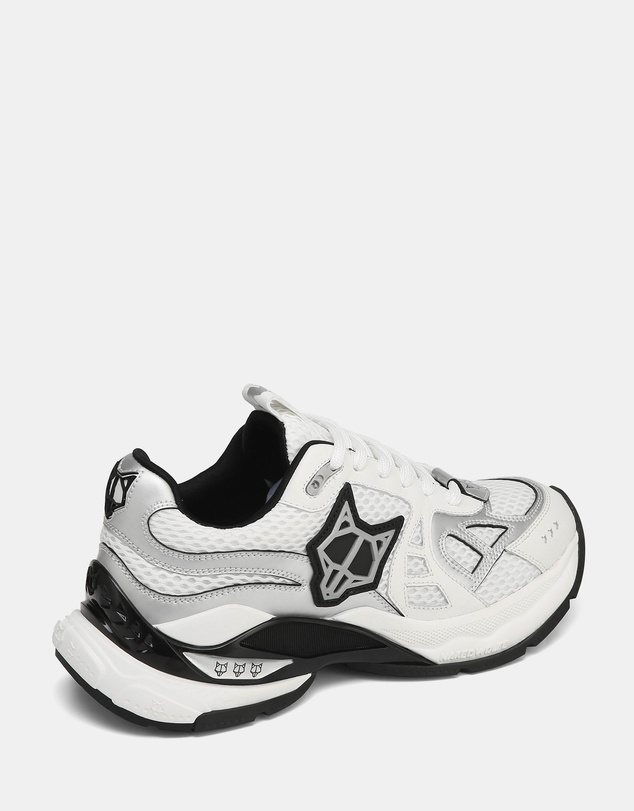 Naked Wolfe - Smash White/Silver Mesh