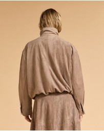 MVN - Faux Suede Bomber