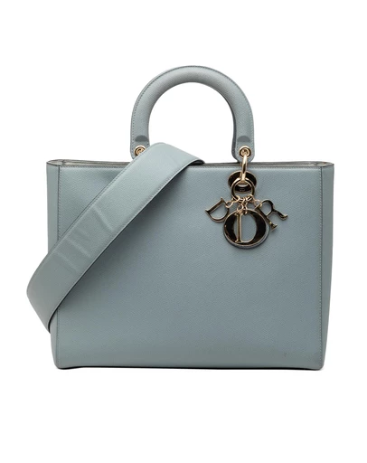 Pre-Loved by Azura Reborn - Pre-Loved Large Grained Calfskin Lady Dior