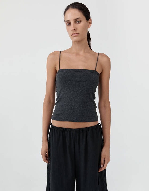 St. Agni - Organic Cotton Square Neck Camisole
