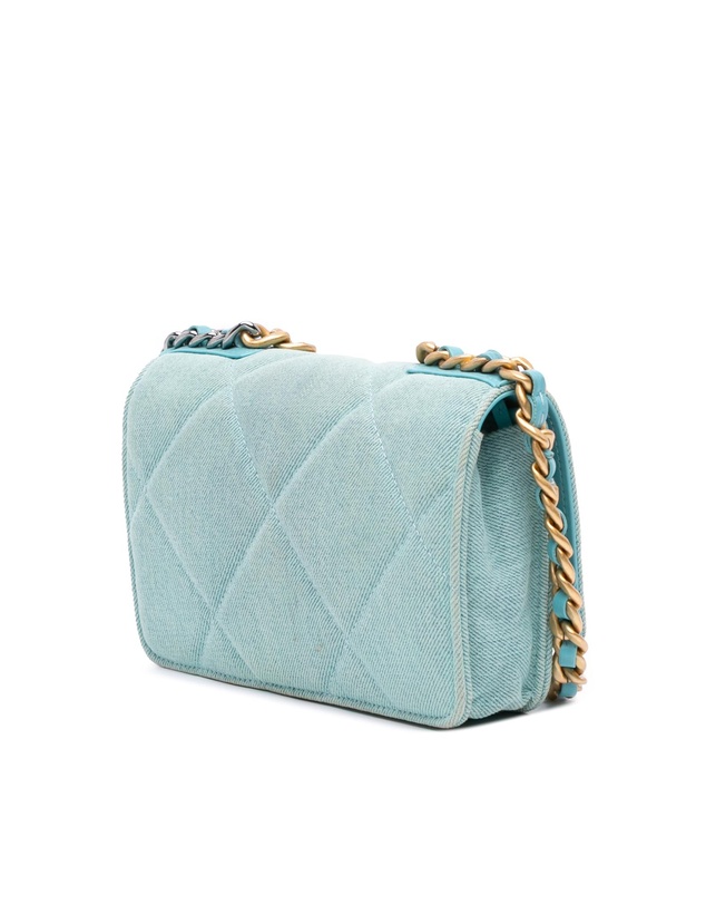 Pre-Loved by Azura Reborn - Pre-Loved Denim 19 Wallet on Chain
