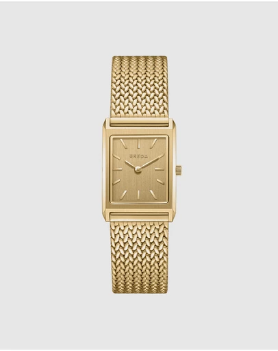 Breda - Virgil Tethered Metal Mesh Watch, 20MM