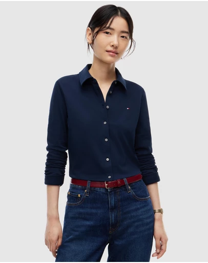 Tommy Hilfiger - 1985 Slim Fit Pique Shirt