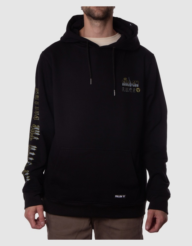Fallen Footwear - Mens Gargoyle Hoodie Black