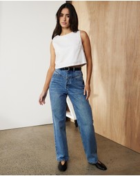 Atmos&Here - Celina Linen Blend Crop Top