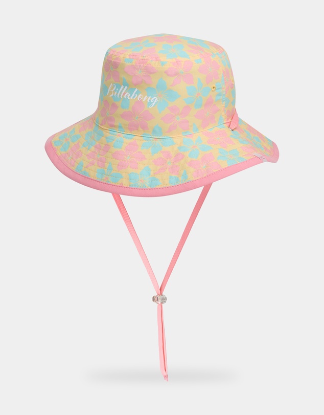 Billabong - Girls 2 to 7 Sun Petals Reversible Bucket Hat