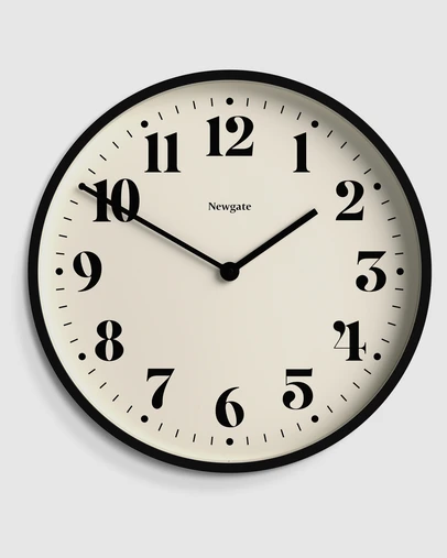Newgate - Newgate Number Two Wall Clock Matte Black