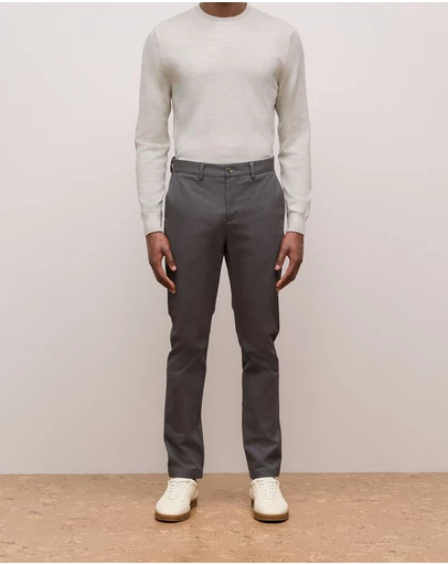 Trenery - Slim Fit Chino in Charcoal
