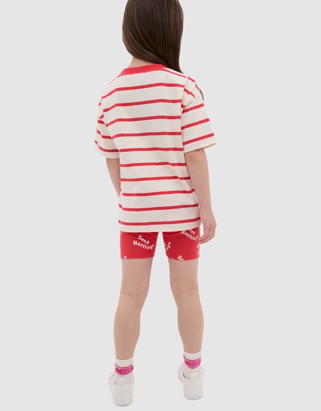 Seed Heritage - Core Stripe Logo Tee