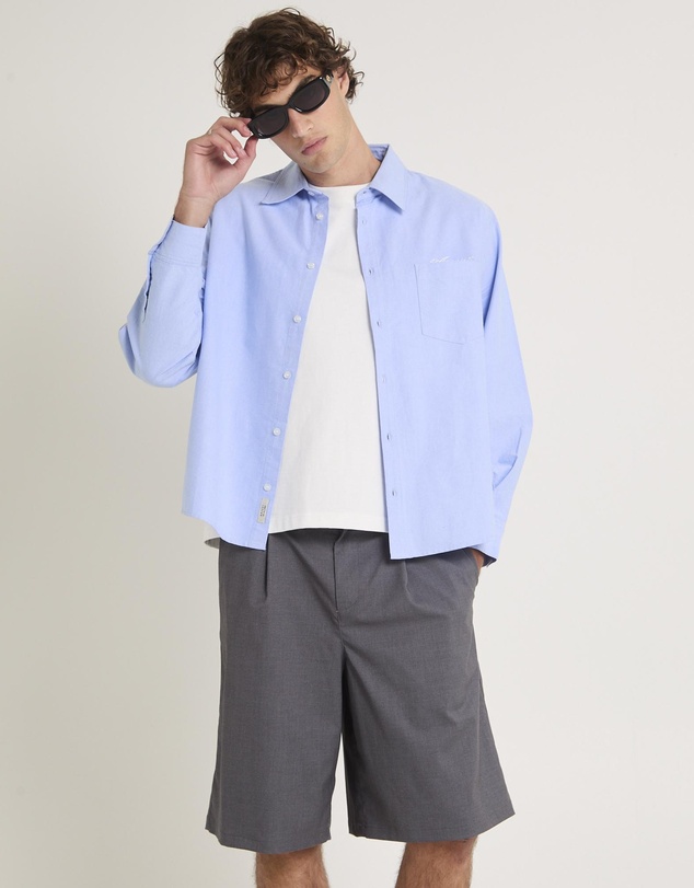 Arvust - Script Oxford Long Sleeve Shirt