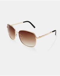 Mestige - Hillcrest Sunglasses embellished with crystals from Swarovski® - Gold