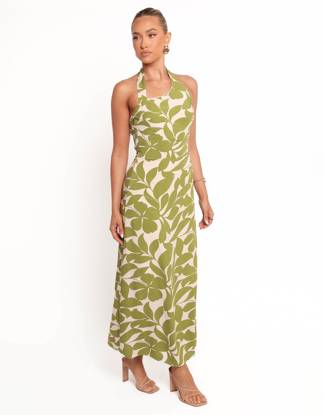 Petal & Pup - Alexis Maxi Dress - Green Floral